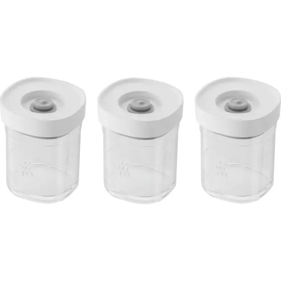 ZWILLING Fresh & Save CUBE Set XS, 3 piezas, Transparente-Blanco