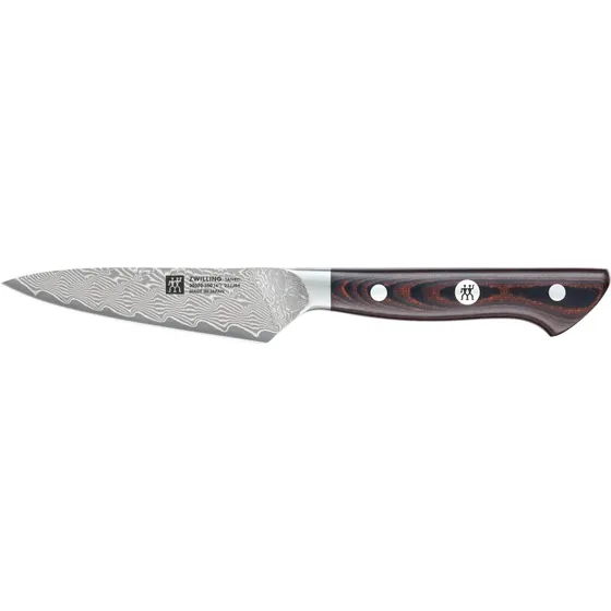 ZWILLING Cuchillo de Pelar Tanrei 10 cm Acero Damasco Negro