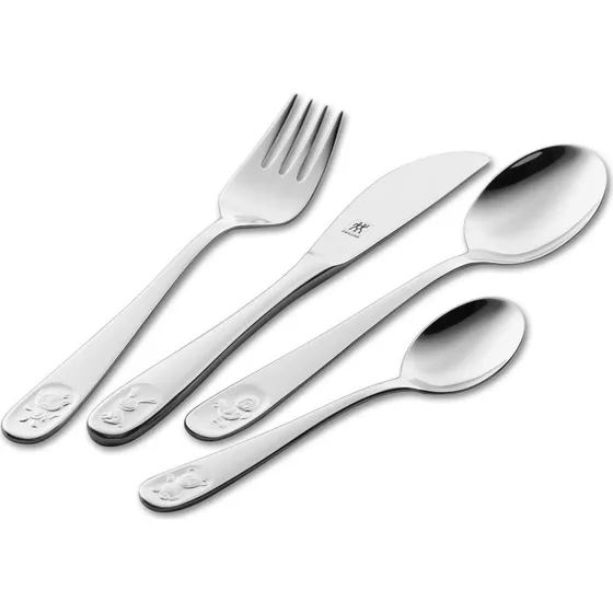 Zwilling Bino Cubertería Infantil 4 Piezas de Acero Inoxidable