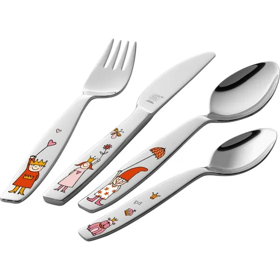 Zwilling Prinzessin Emilie Set de Cubiertos Infantiles 4 Piezas