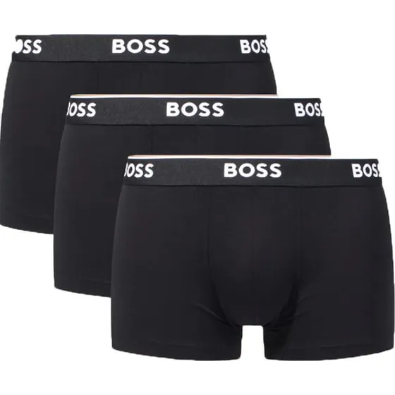 BOSS Pack de 3 Calzoncillos Bóxer Negros Talla M