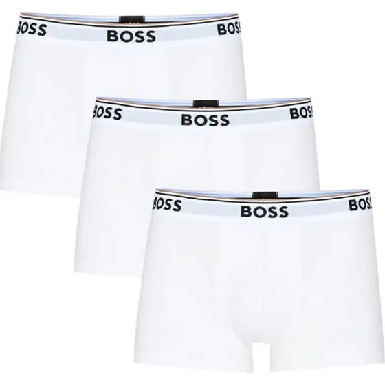 BOSS Pack de 3 Boxer Trunks Blancos - Talla L