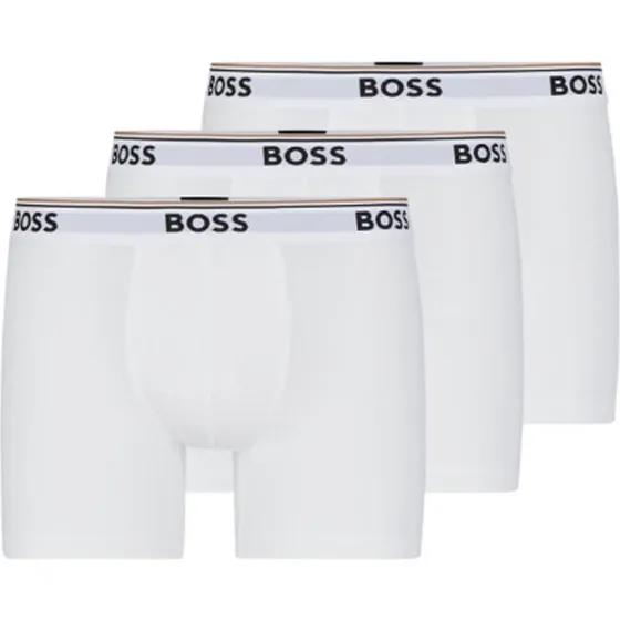 BOSS Pack de 3 Calzoncillos Bóxer Blancos XL