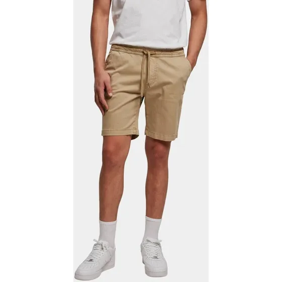 Urban Classics Pantalones Chinos de Algodón Beige con Cordón