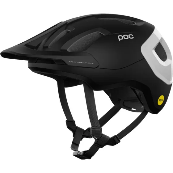 Casco POC Axion Race MIPS Negro Mate Blanco - XS