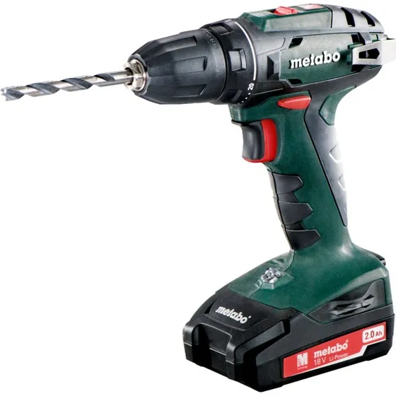 Metabo BS 18 Taladro/atornillador 18V 1600 RPM Negro