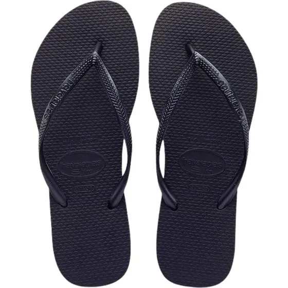 Havaianas Slim Chanclas de Dedo Mujer - Negro - Talla 35/36