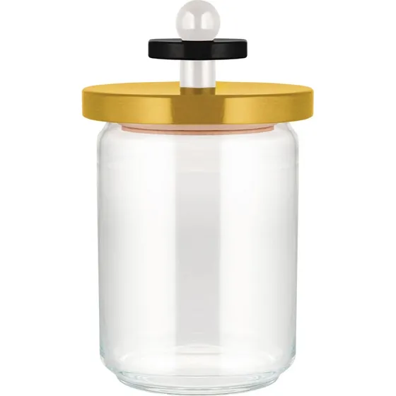 Alessi Vaso de Almacenamiento Lindenholz 1L - Diseño Ettore Sottsass