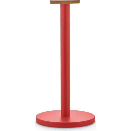 Alessi Portarrollos Mattina Rojo y Bambú 33cm