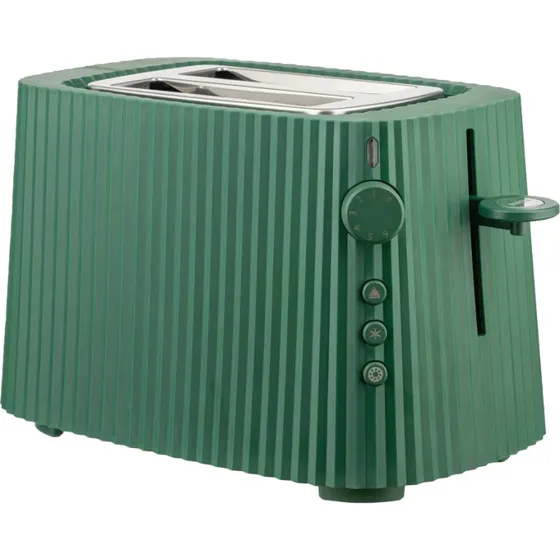 Alessi Tostadora Plissé Verde MDL08 - Diseño Michele De Lucchi