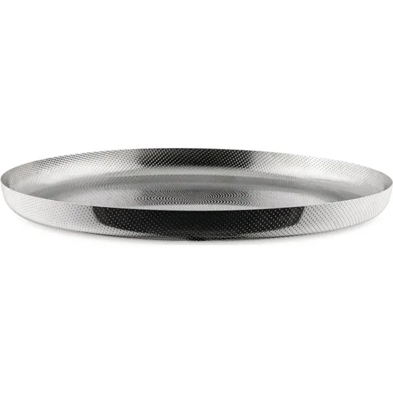 Alessi Bandeja con Estructura en Relieve 35cm Acero Inoxidable
