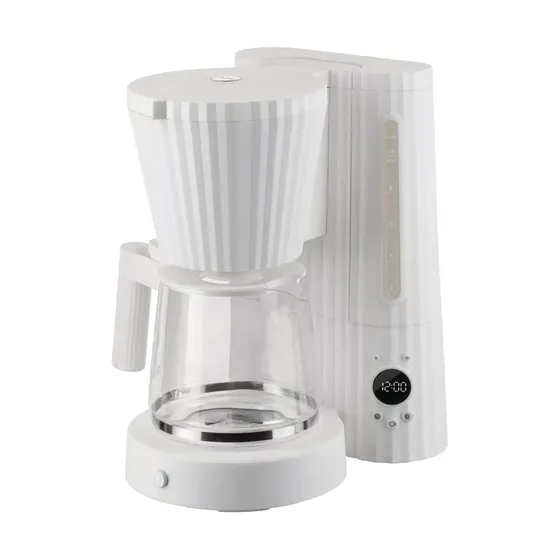 Alessi Cafetera de Filtro Plissé 1,5l Blanco