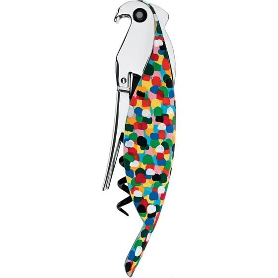 Alessi Sacacorchos de Sumiller Parrot Proust Multicolor