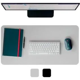 Leitz Alfombrilla Escritorio Piel Reciclada Gris 70x36cm