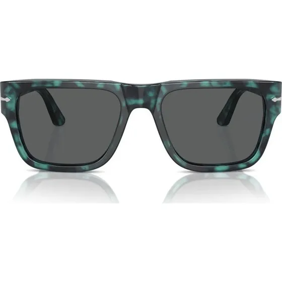 Persol PO 3348S Gafas de Sol Cuadradas Unisex Habano Gris 55mm