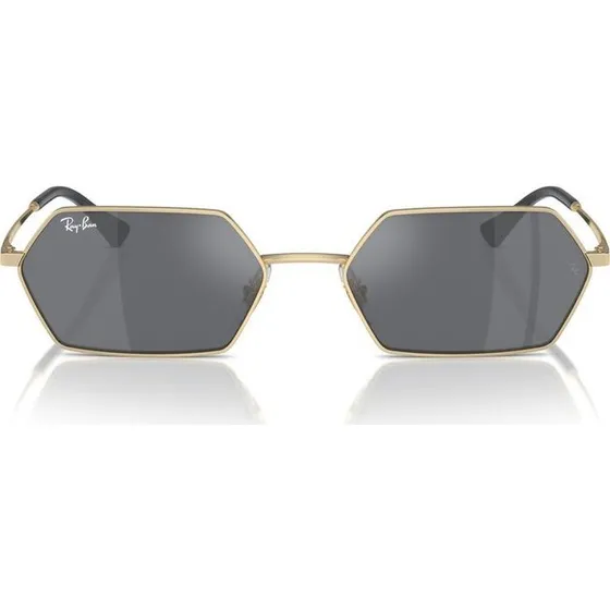 Ray-Ban RB 3728 Gafas de Sol Unisex Cuadradas Oro y Gris 55mm