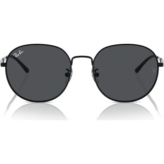 Ray-Ban RB 3727D Gafas de Sol Redondas Unisex Negro Gris 57mm