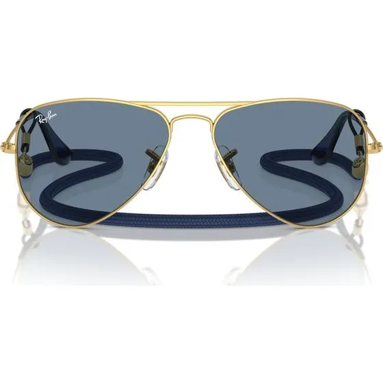 Ray-Ban Aviator Junior RJ9506S Gafas de Sol Oro y Azul 52mm
