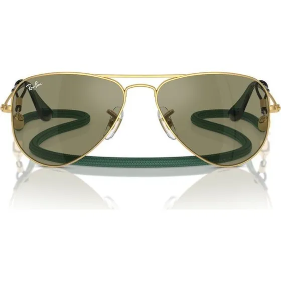 Ray-Ban Aviator Junior RJ9506S Gafas de Sol Piloto Oro y Verde