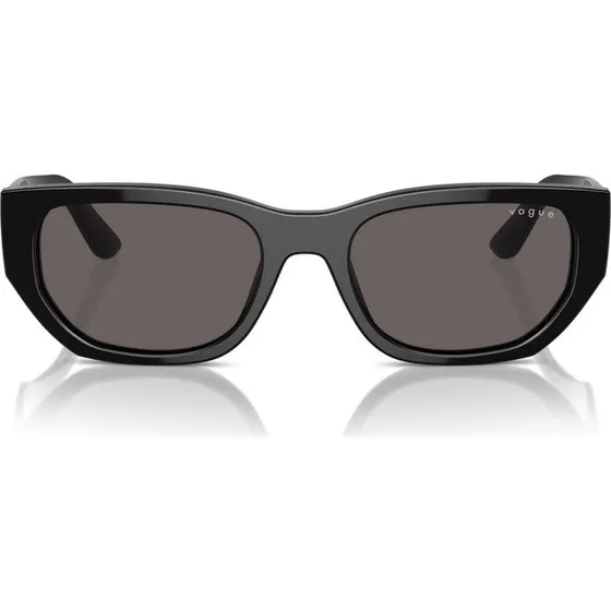 Vogue Vo 5586s Gafas de Sol Rectangulares para Mujer - Negro/Gris