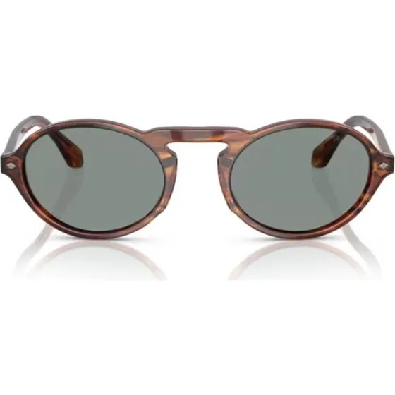 Giorgio Armani AR 8219U Gafas de Sol Redondas Marrón Azul 52mm
