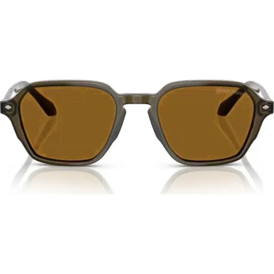 Giorgio Armani AR 8220 Gafas de Sol Hombre Verde Geométrico 52mm