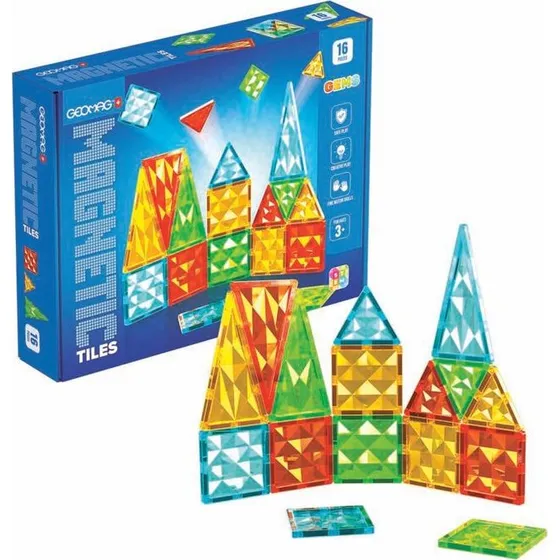 Geomag Tiles Gemas Magnticas 16 Piezas