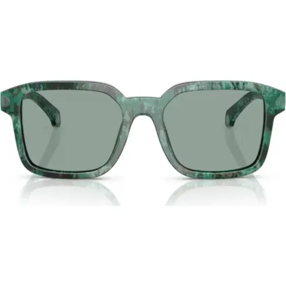 Moncler ME6006 Gafas de Sol Cuadradas Unisex Verde 53mm