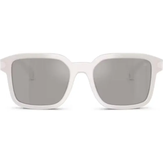 Moncler ME6006 Gafas de Sol Cuadradas Gris Unisex 53mm
