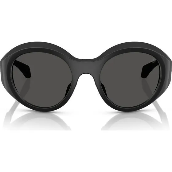 Moncler ME8005 Gafas de Sol Redondas Negro Gris Unisex
