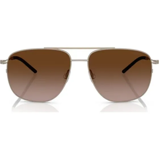 Moncler ME4004 Gafas de Sol Unisex Geométricas Oro y Marrón