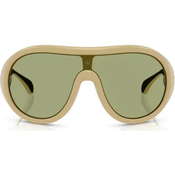 Moncler ME8004 Gafas de Sol Unisex Marrón con Lentes Verdes