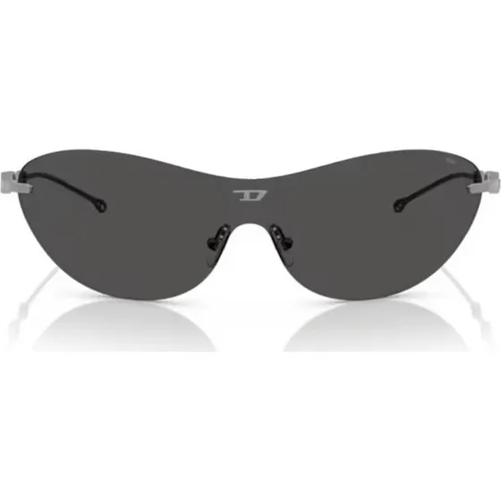Diesel DL 1006 Gafas de Sol Unisex Ovaladas en Rutenio Gris