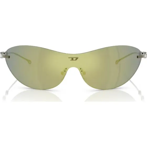 Diesel DL 1006 Gafas de Sol Unisex Verdes Ovaladas