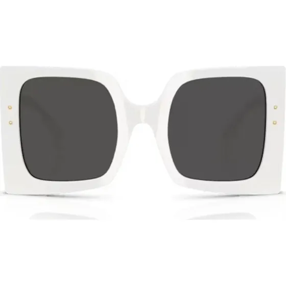 Dolce & Gabbana DG 4490 Gafas de Sol Oversize Blanco y Gris