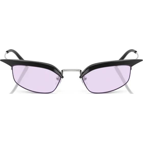Prada PR B50S Gafas de Sol Ojo de Gato Negro y Violeta 52mm
