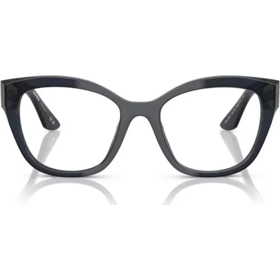 Miu Miu VMU 05XV Gafas de Vista Cuadradas Azul para Mujer