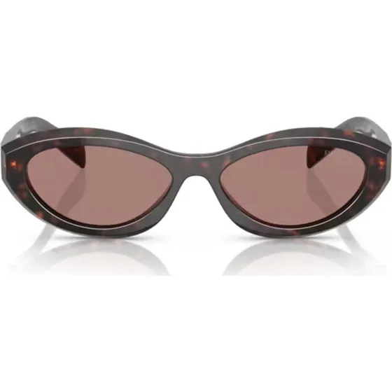 Prada PR 26ZS Gafas de Sol Ojo de Gato Marrón Acetato