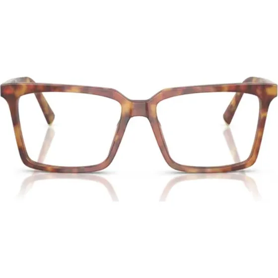 Miu Miu VMU 08XV Gafas de Vista Cuadradas Habano para Mujer