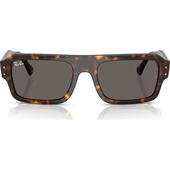 Ray-Ban RB 4454 Gafas de Sol Rectangulares Habano Gris Unisex