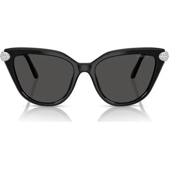 Swarovski Gafas de Sol SK 6039 Ojo de Gato Negro y Gris 56mm
