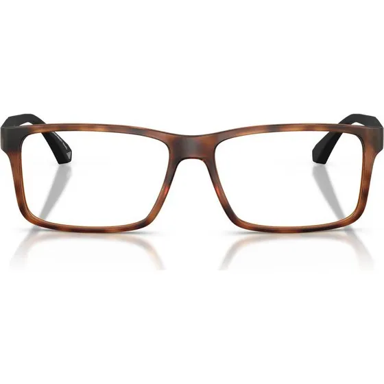 Emporio Armani EA 3038 Gafas de Vista Hombre Rectangulares Habano