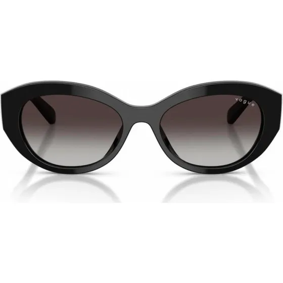 Vogue Vo 5659su Gafas de Sol Ovaladas Negras con Lentes Grises