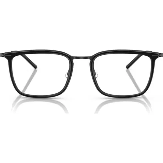 Moncler ME1001D Gafas de Vista Unisex Cuadradas en Acero Negro