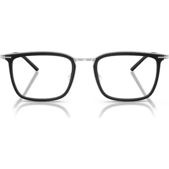 Moncler ME1001D Gafas de Vista Cuadradas Unisex - Negro
