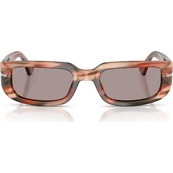 Persol PO 3385S Gafas de Sol Rectangulares Marrón/Morado Unisex