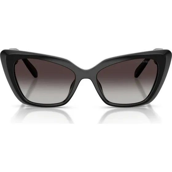 Swarovski Gafas de Sol SK 6047 Ojo de Gato Negro y Gris 54mm