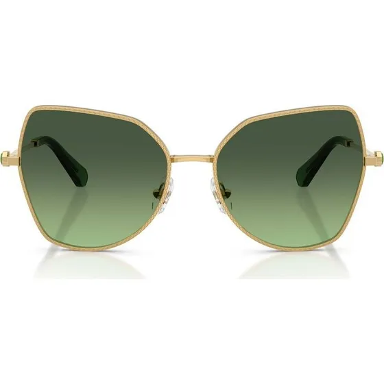 Swarovski SK 7037 Gafas de Sol Mariposa Oro y Verde 58mm