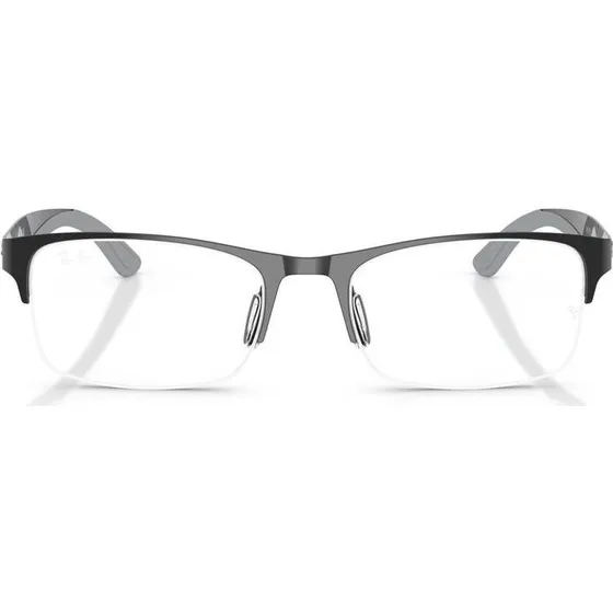 Ray-Ban RX 7551 Gafas de Vista Cuadradas Unisex en Metal Negro