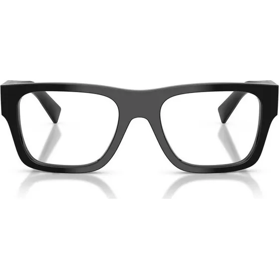 Prada PR C01V Gafas de Vista Hombre Negras Cuadradas